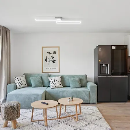 Moderne Kuestenhyggen Mit Garten&parkplatz - Hermannliving Apartment *