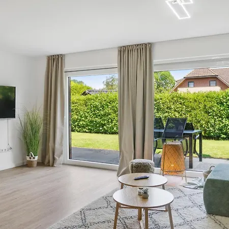 Moderne Kuestenhyggen Mit Garten&parkplatz - Hermannliving Apartment Westerdeichstrich