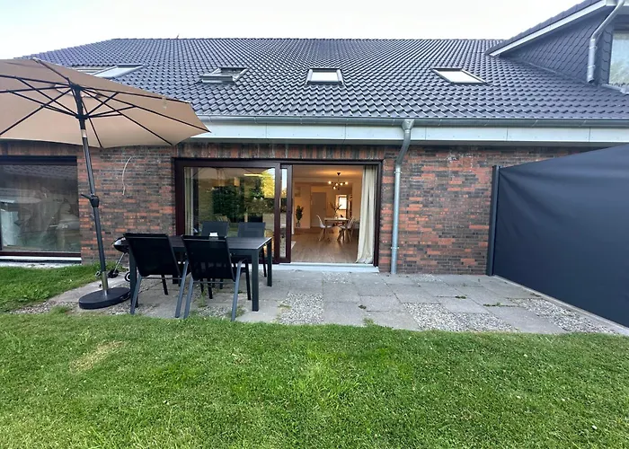 Moderne Kuestenhyggen Mit Garten&parkplatz - Hermannliving Apartament